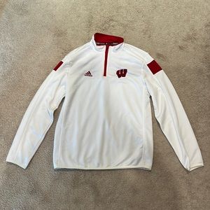 Adidas Wisconsin quarter zip pullover